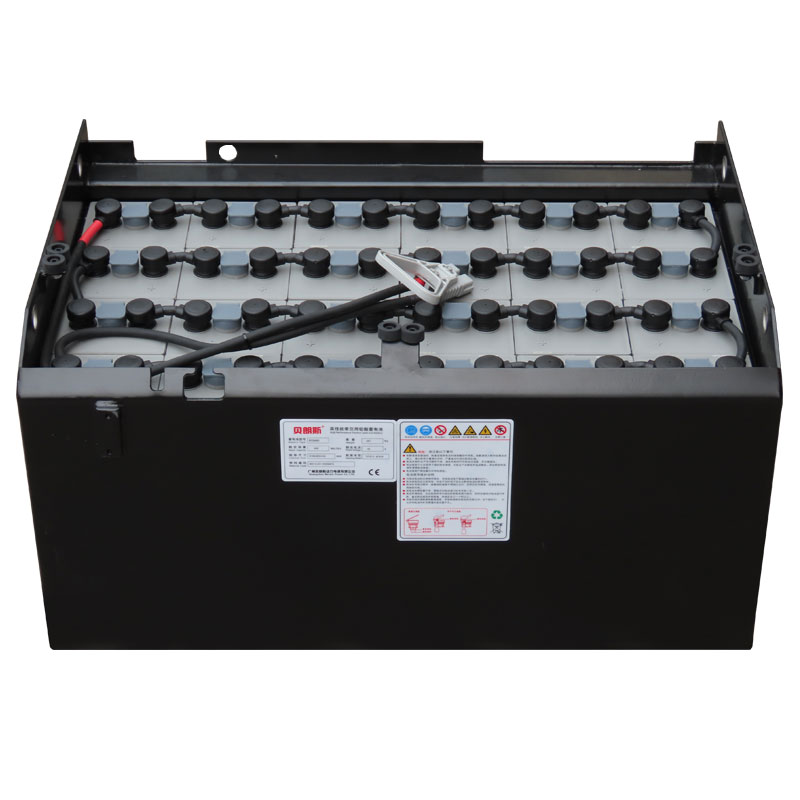 豐田7FB15/18型號(hào)7系列四支點(diǎn)平衡重式叉車蓄電池24-5PZS400L 豐田叉車48V400Ah電瓶批發(fā)